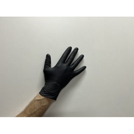 GUANTE NEGRO MICRODIAMANTADO GRASPER 5O UDS.  T. S (7)