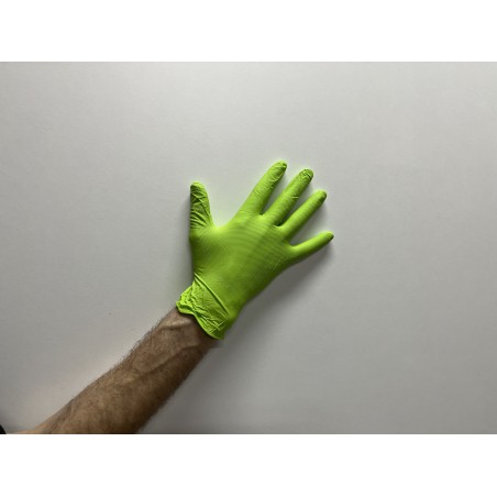 GUANTE VERDE MICRODIAMANTADO GRASPER 5O UDS.  T.  XL (10)