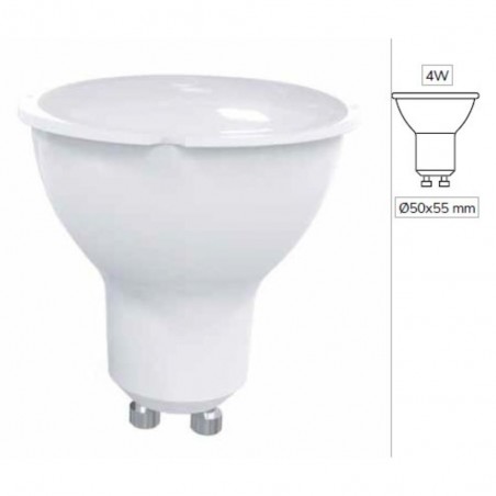 DICROICA LED - GU10 - 4W - 4000K - 250 LM