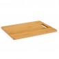 TABLA CORTAR BAMBU RECTANGULAR CON ASA 30X23 CM