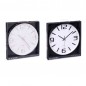 RELOJ REDONDO 32,8CM PLATA NEGRO SURT