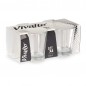 SET 4 VASOS VIDRIO CAFE 85ML