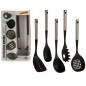 SET 5 UTENSILIOS MANGO ACERO