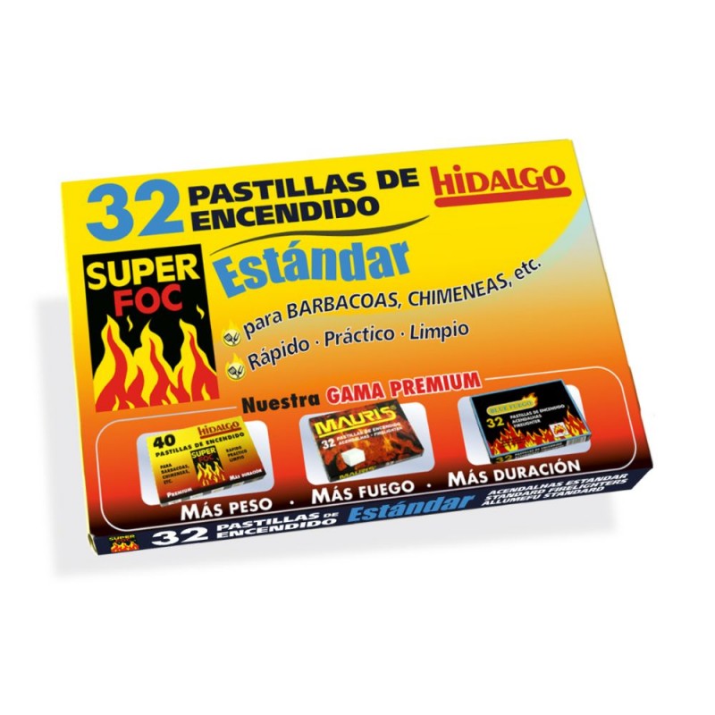 32 PASTILLAS ENCENDIDO ESTANDAR