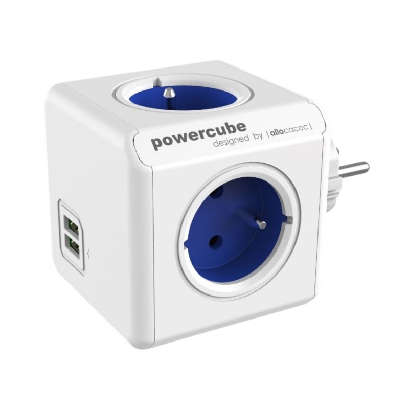 POWERCUBE 4 TOMAS + 2 USB 