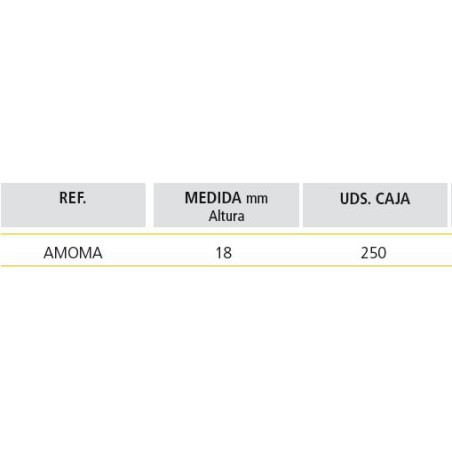 APOYAONDAS METALICO MINI-ONDA 18mm (DE ALTURA)