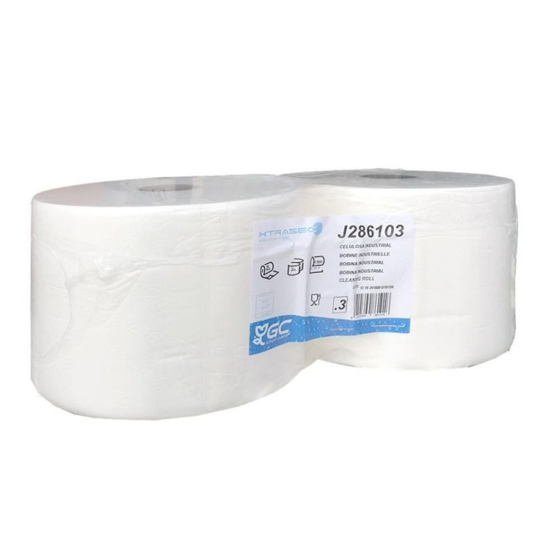 BOBINAS PAPEL INDUSTRIAL 2CAPAS (PACK 2  UDS) 