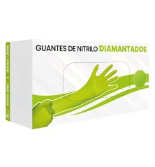 GUANTE VERDE DIAMANTADO 7 MICRAS 100UDS T. L (9)