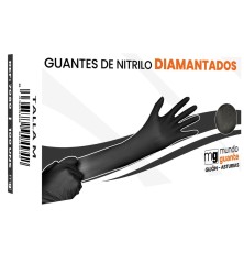 GUANTE NEGRO DIAMANTADO 7 MICRAS 100UDS T. L (9)