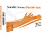 GUANTE NARANJA DIAMANTADO 7 MICRAS 90UDS T. XL (10)