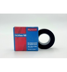 CINTA AISLANTE NUÑEZ PVC N-12 20MX19MM NEGRO