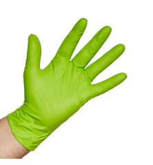 GUANTE NITRILO VERDE DUNE T L (9) 50 UDS