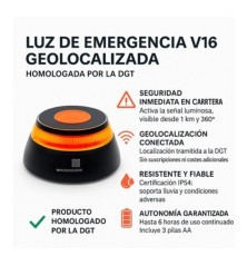 LUZ DE EMERGENCIA GEOLOCALIZADA