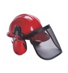 PANTALLA PROFESIONAL DESBROCE CON PROTECTORES AUDITIVOS