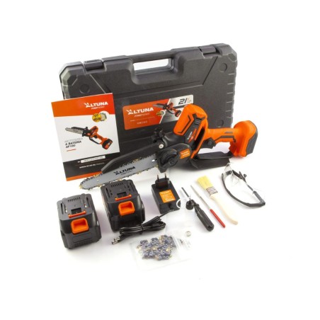 MOTOSIERRA A BATERIA ALTUNA  21V-4Ah 180MM