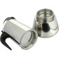 CAFETERA ITALIANA ACERO INOX. 9 TAZAS