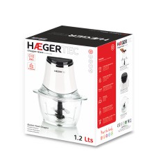 HAEGER CHOPPER GLASS * Picadora Inox 300W