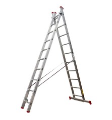 ESCALERA L66 DOBLE ALTURA 2,5+2,5 PASOS 2X9