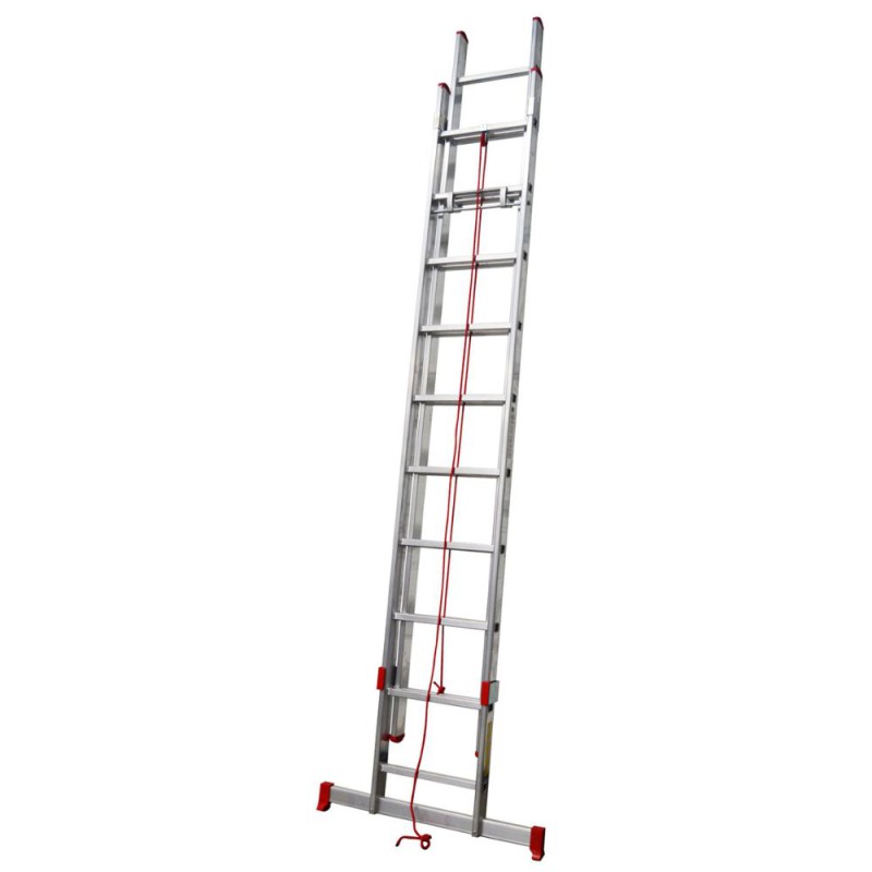 ESCALERA L66 DOBLE/CUERDA ALTURA 2+2 PASOS 2X7