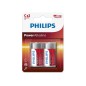 PHILIPS POWER ALKALINE PILA C LR14 BLISTER*2